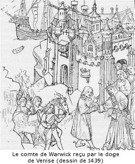 Le comte de Warwick pendant la captivité de Jeanne