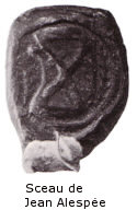 sceau du chanoine Jean Alespée