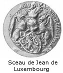 sceau de Jean de Luxembourg